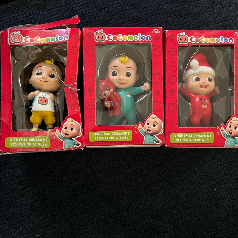 Cocomelon Christmas Ornament BUNDLE‎ NEW